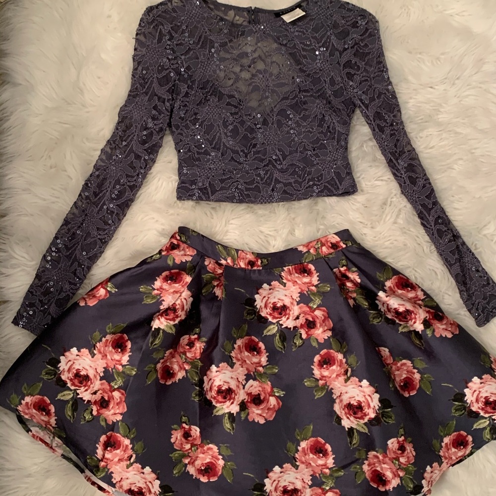 Two piece homecoming set